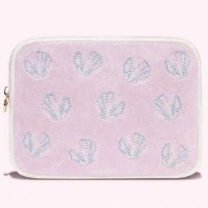 Stoney Clover Lane NWT SEASHELL embroidered TERRY Large POUCH